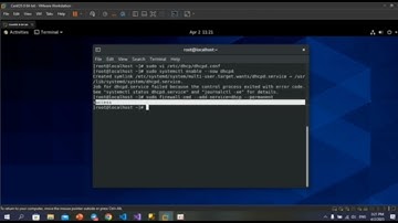 install dhcp-server and configuration Linux CentOS 8
