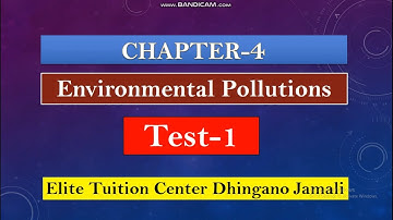 Test-1 | Chapter-4 | Environmental Pollution | 5th Class Science | Most Important MCQS | PST | JEST