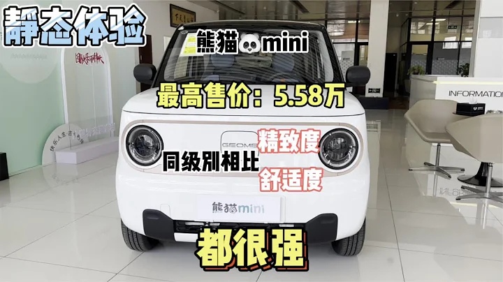 靜態體驗吉利熊貓mini，相比同價位車型精緻感和舒適感都非常強 - 天天要聞