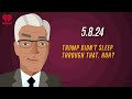 Trump didnt sleep through that huh  5824  countdown with keith olbermann