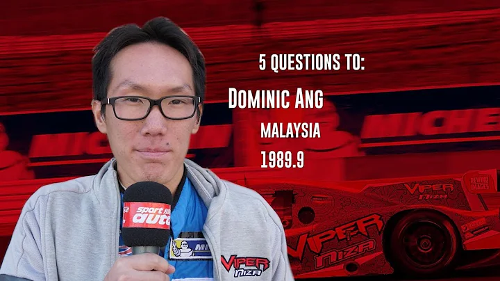 5 Questions to race driver Dominic Ang
