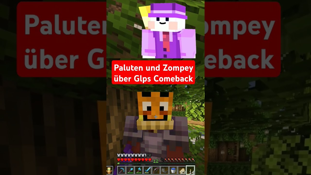 Kommt er zurück? #craftattack #craftattack12 #palutenshorts #paluten #music #zombey