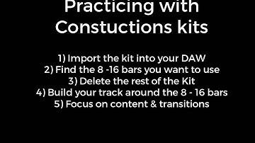 Getting out of the 8 Bar Loop - Construction Kit Method