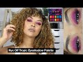 NYX OFF TROPIC Eyeshadow palette HASTA LA VISTA & trying on new lashes | South African Youtuber