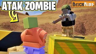 ATAK ZOMBIE - testujemy mocne bronie na zombiakach ►Brick Rigs◄ #56