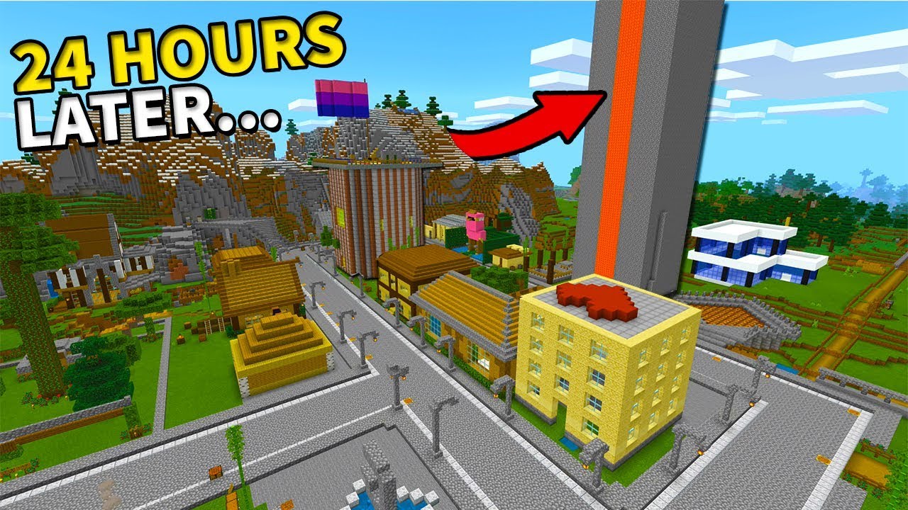"You have 24 Hours to Build a City in Survival" - Minecraft - YouTube