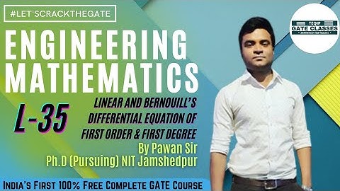 Lec - 35 | Engineering Mathematics l Ordinary Differential Equations by Pawan Sir l LetsCrackTheGATE