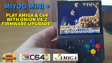 Play Amiga & C64 On Miyoo Mini Plus With Onion V4.2 Firmware Upgrade!