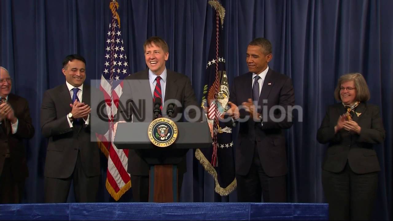FILE:OBAMA TO RE-NOMINATE RICHARD CORDRAY TO CFPB