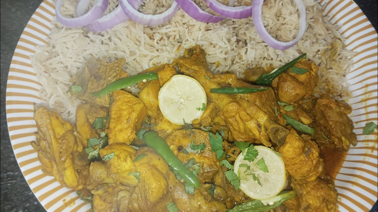 How To Make Chicken Steam Roast in Karahi With Tarka Rice Recipe  Quick Recipe by Jannat Cuisine Hub