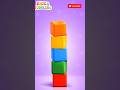 Learn Colours with Colour Blocks 🟥🟦🟨 | Kids Shorts#learncolors #kidslearning #coloursforkids