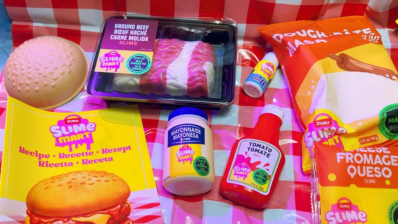 ASMR Making a Slime Burger (Whispered)