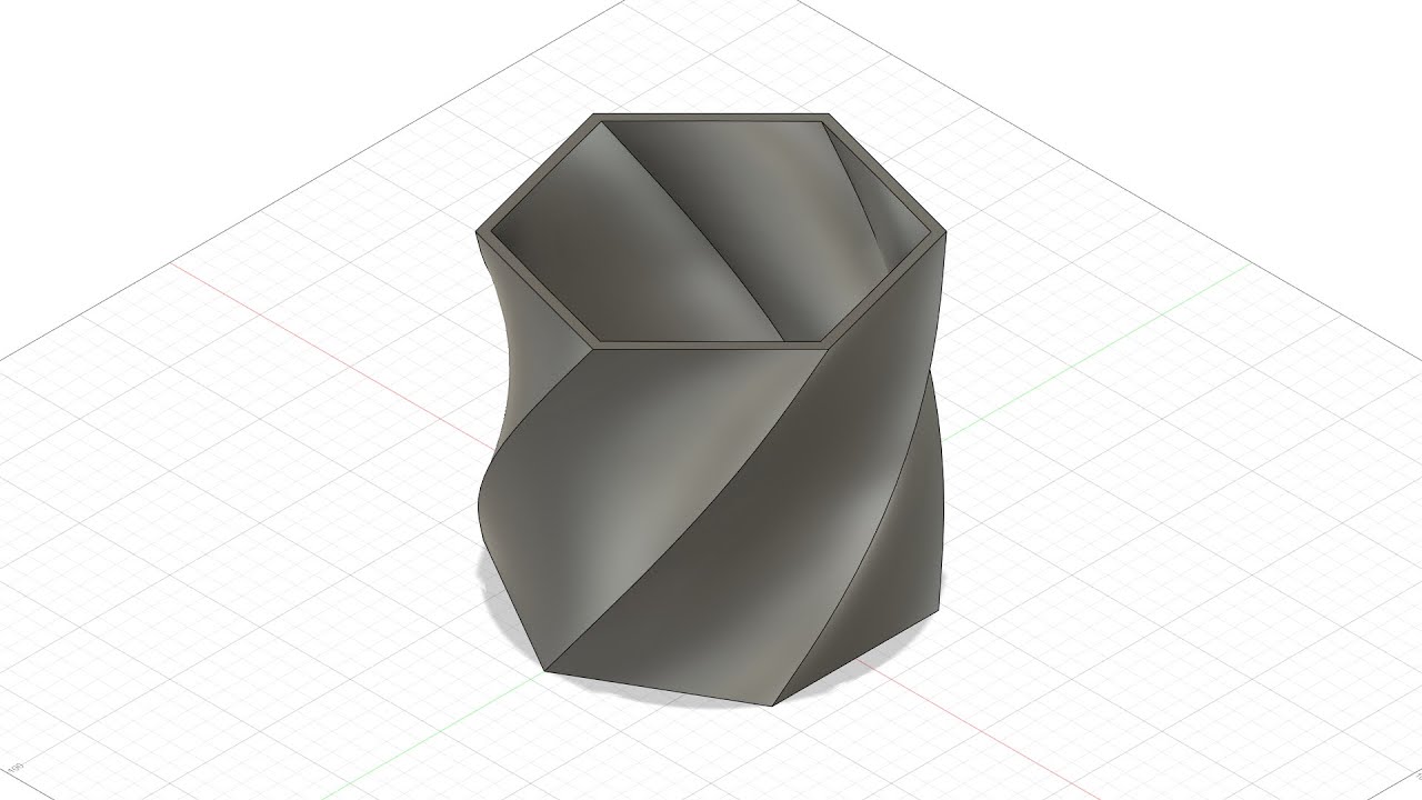 Pencil Holder Fusion 360 YouTube