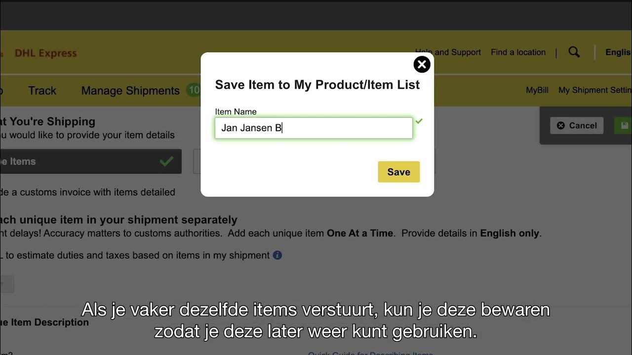 DHL Express Electronic Invoice Data Guide MyDHL+ YouTube