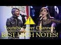 Youtube cover channels  best high notes