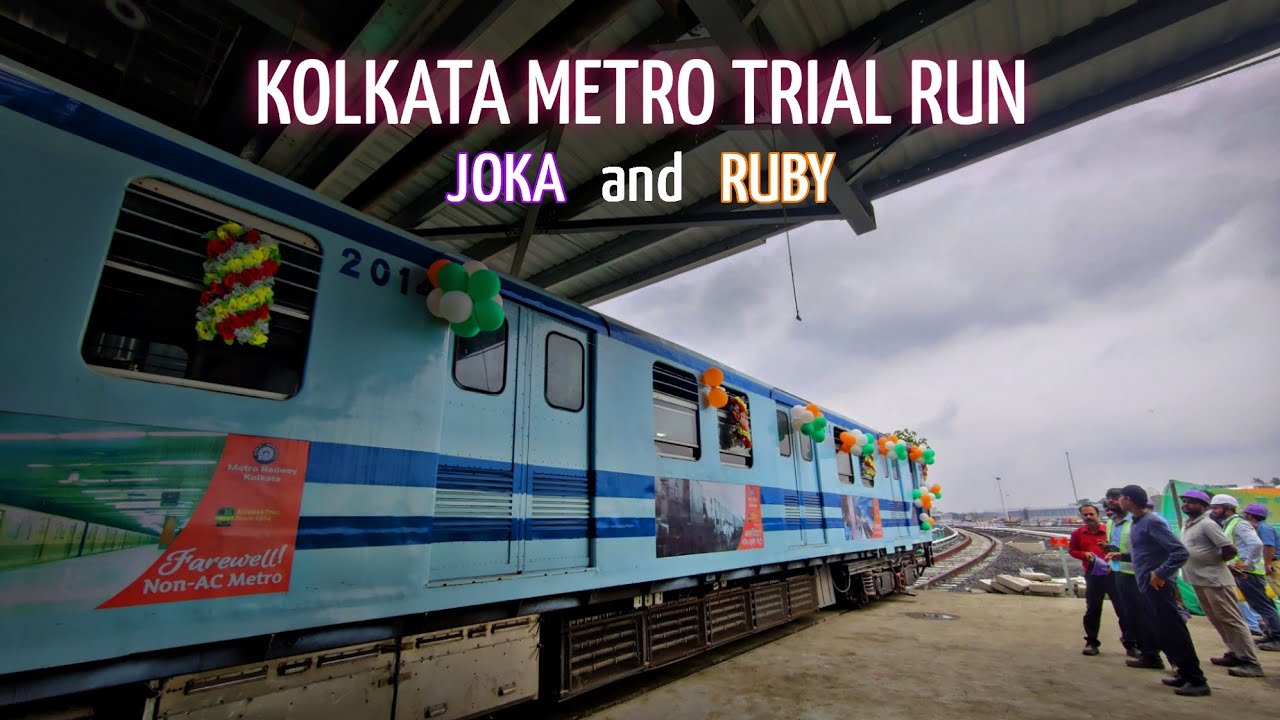 Kolkata Metro Trial Runs Joka Taratala New Garia Ruby Lines kolkata-metro-trial-runs-joka-taratala-new-garia-ruby-lines