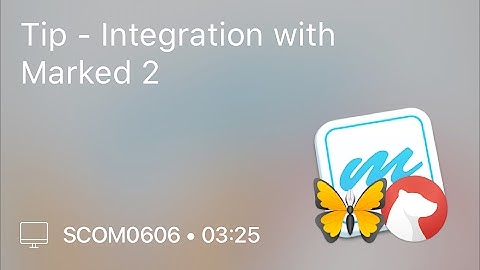 SCOM0606 - Tip - Integration with Marked 2