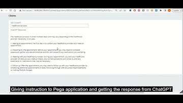 Pega know-how: Integration with ChatGPT