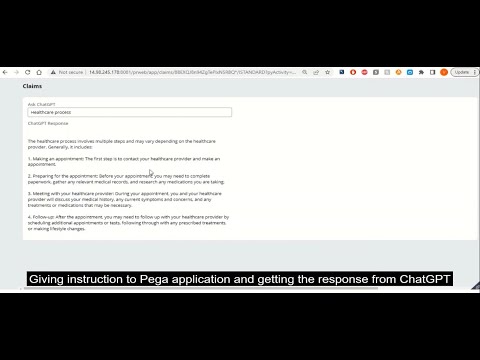 Pega know-how: Integration with ChatGPT