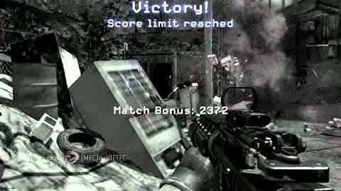 MW3 funny game winning killcam