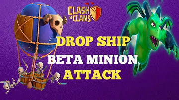 Drop ship and beta minion! Builder base attack | clashofclans | sk myself gaming