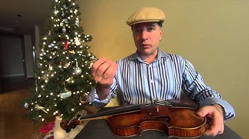 BAROQUE VIOLIN: How To Change A Gut String