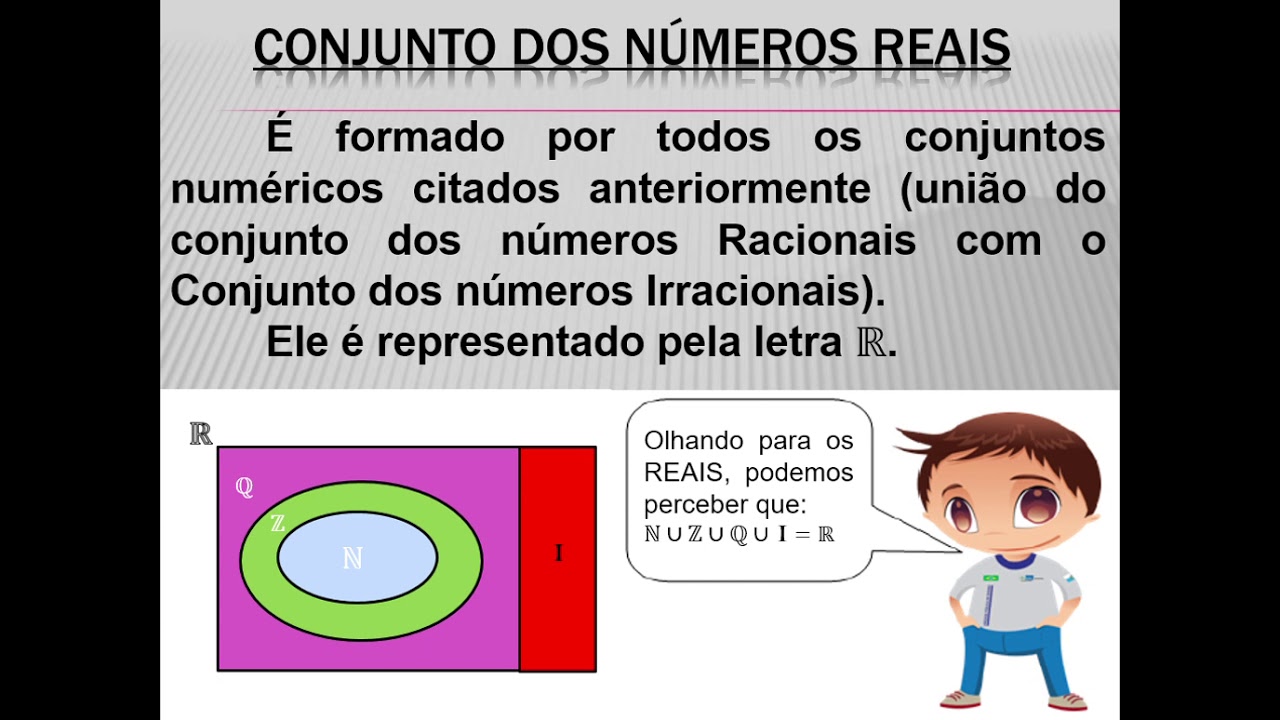 Prof. Roberto - Conjuntos dos Números Reais - YouTube