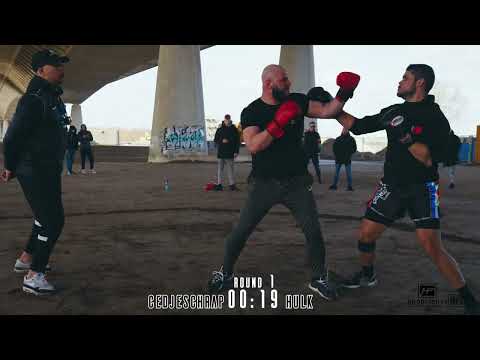 #HFDB17 HULK vs Cedjeschrap #Hoodfights #boxing #Heavyweight BUCKING PARTY!!