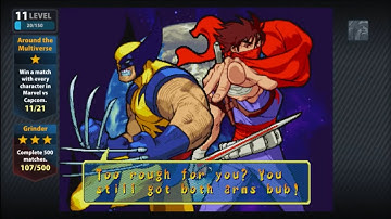 Marvel vs Capcom 1: Strider Hiryu and Wolverine arcade playthrough
