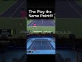 Same point… Federer vs Alcaraz 😳