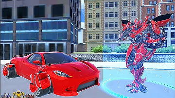 Transformers Robot Action Car Game 2021: Robot Transform Truck Transportation - Android Gameplay