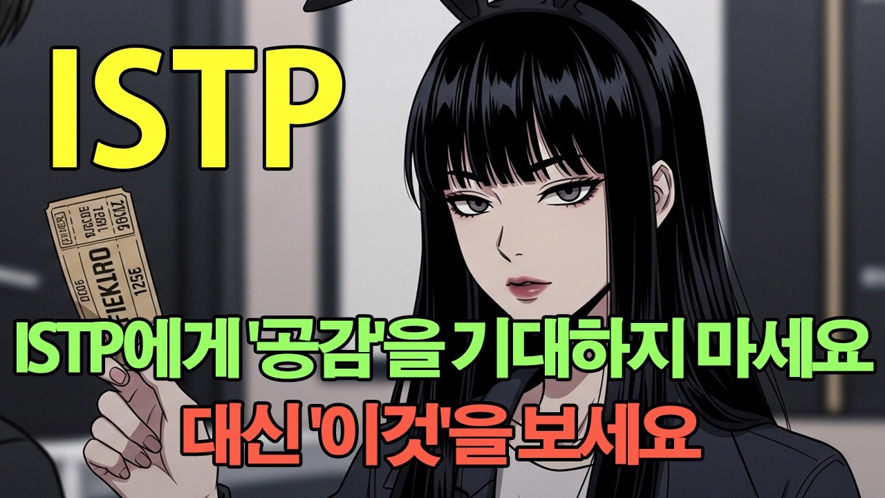 ISTP는 로봇이 아닙니다. 그들이 뒤늦게 혼자 우는 이유