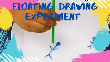 Floating drawing experiment | easy activities for kids | kids science | Fun experiments