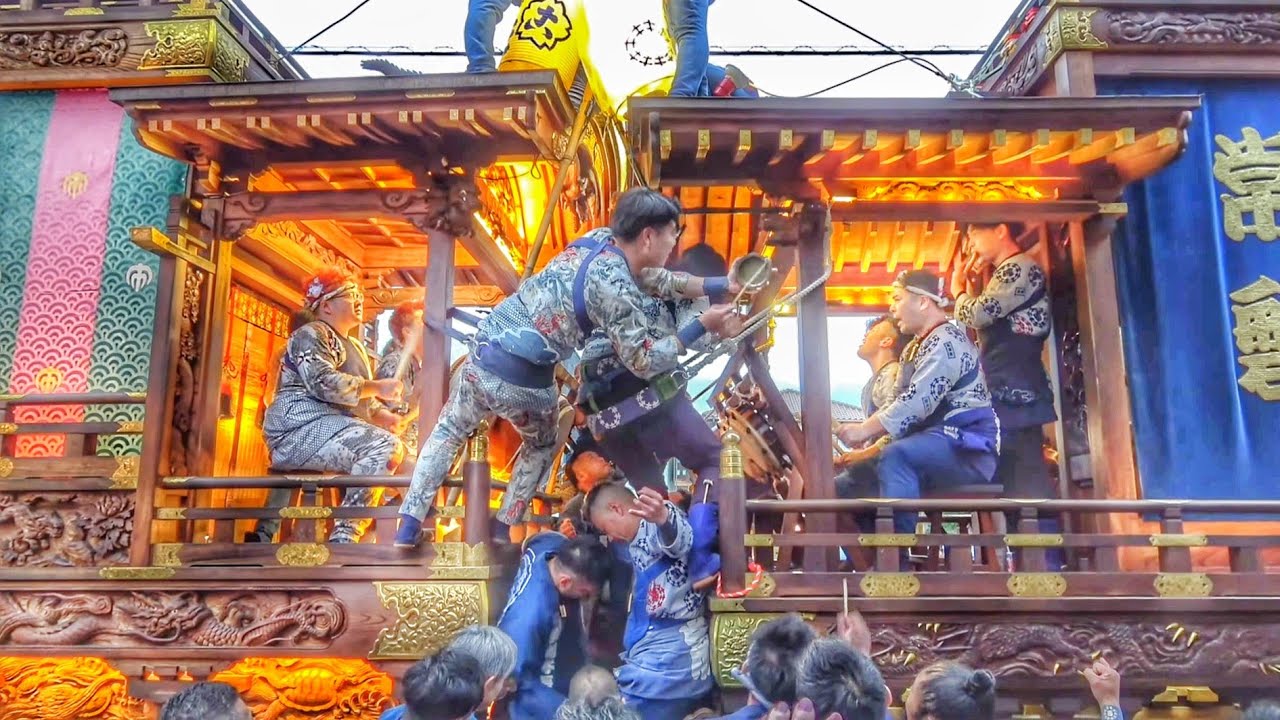 2025.11.05 富士宮まつり 【木の花 × 常磐】 競り合い 静岡県 富士宮市 富士山本宮浅間大社 山車