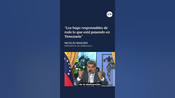 Maduro responsabilizó a Edmundo González y María Corina Machado "de todo lo que sucede en Venezuela"