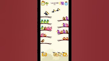 Bird Sort Challenge! 🐦 | Level 28 Gameplay | Fun Game Short