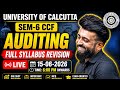 AUDITING FULL SYLLABUS REVISION+SUGGESTIONS +LEAKED