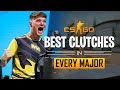 BEST CLUTCHES IN EVERY CS:GO MAJOR OF ALL TIME!