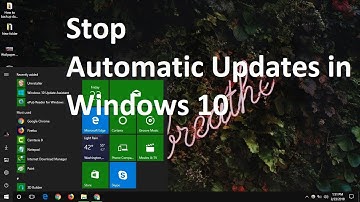 How to stop automatic download and installing Updates in Windows 10 | 2018