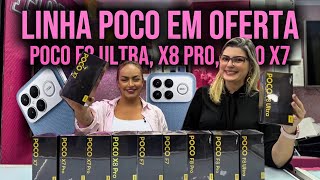 LINHO POCO COM MELHOR PREÇO | POCO F8 ULTRA, POCO X8 PRO, POCO F7 PRO