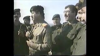 أهازيج في استقبال صدام بمحافظة الكويت عام / 1991  تنشر لاول مره