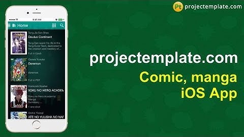 Comic, manga iOS App source code