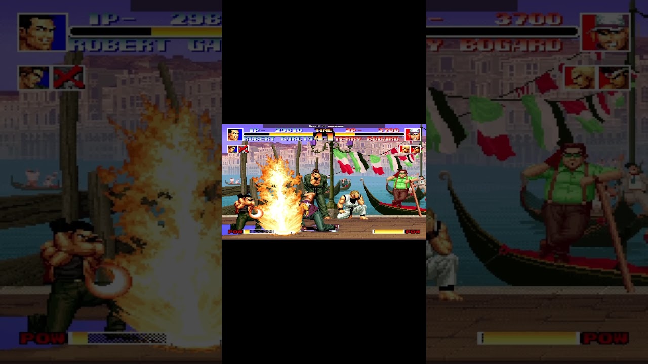 KOF'94   Terry Desperation Move Finish. 