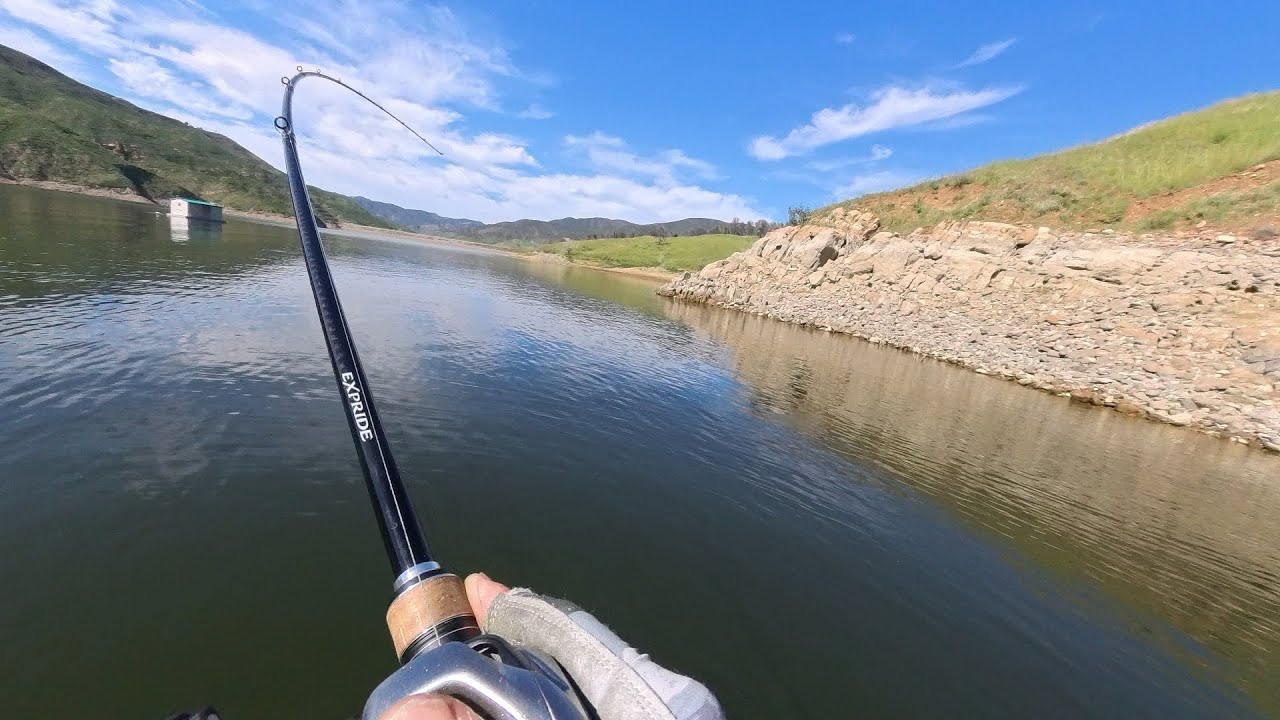 Castaic Lake, Bass Fishing 