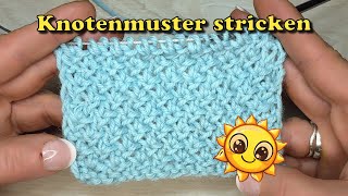Knitting the Knot Stitch