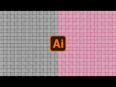 Create Overlapping Pattern | Adobe Illustrator CC Tutorial