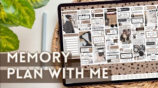 PLAN WITH ME 🤎 | Digital Memory Planning Jan 2-8 | GoodNotes 5