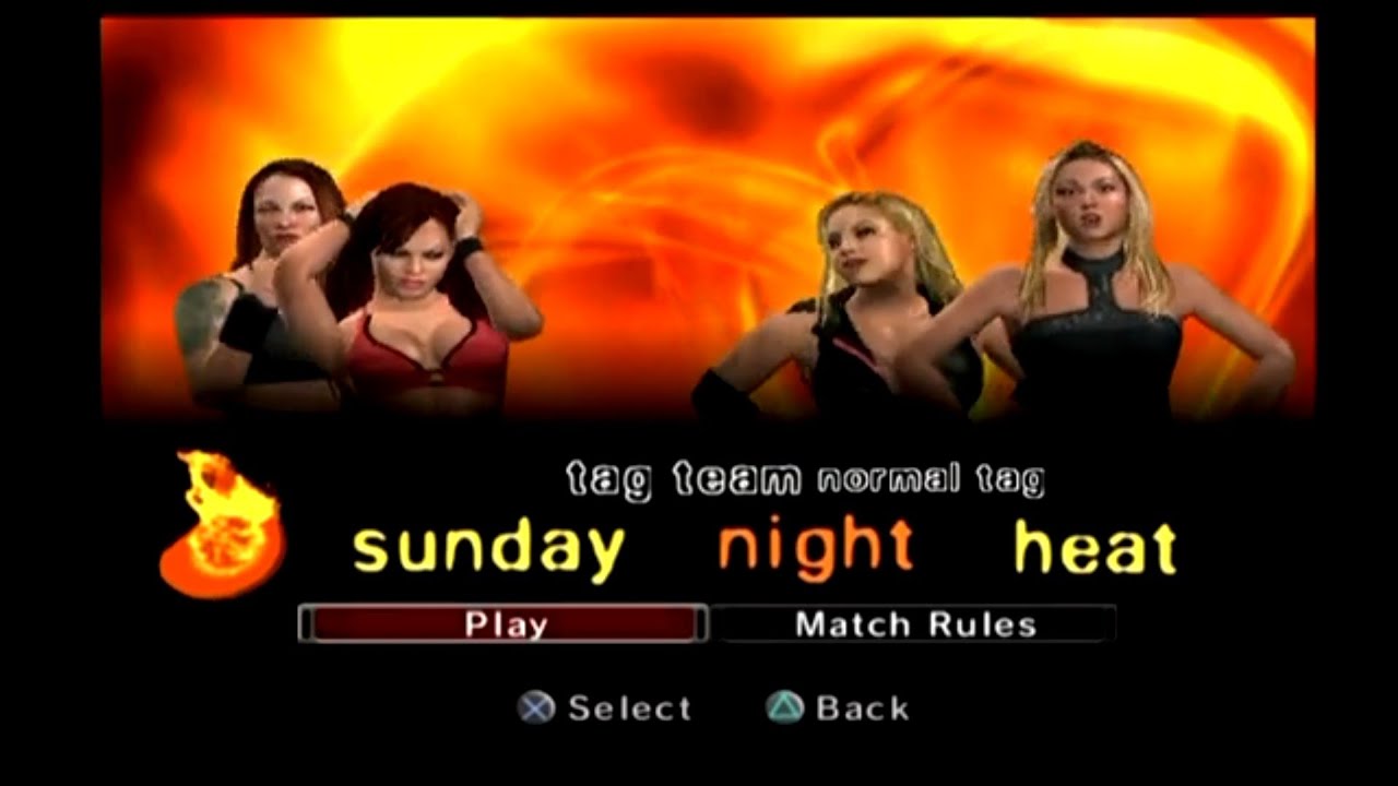 WWE SmackDown! против Raw 2006 Divas Tag Team / Геймплей PlayStation 2 (PS2)