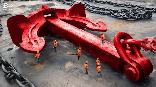 How Gigantic Anchors Are Installed on US $13 Billion Aircraft Carriers