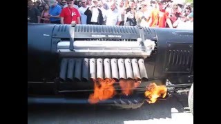 Packard-Bentley Mavis car - Fire breathing beast - Brazzeltag 2016